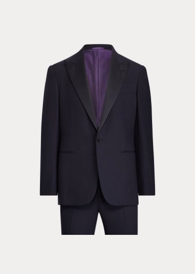 Ralph Lauren Gregory Peak-Lapel Tuxedo Herre Danmark (BRNUT1725)